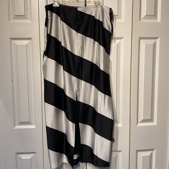 Maeve Black and Cream Striped Maxi Skirt - Picture 3 of 5